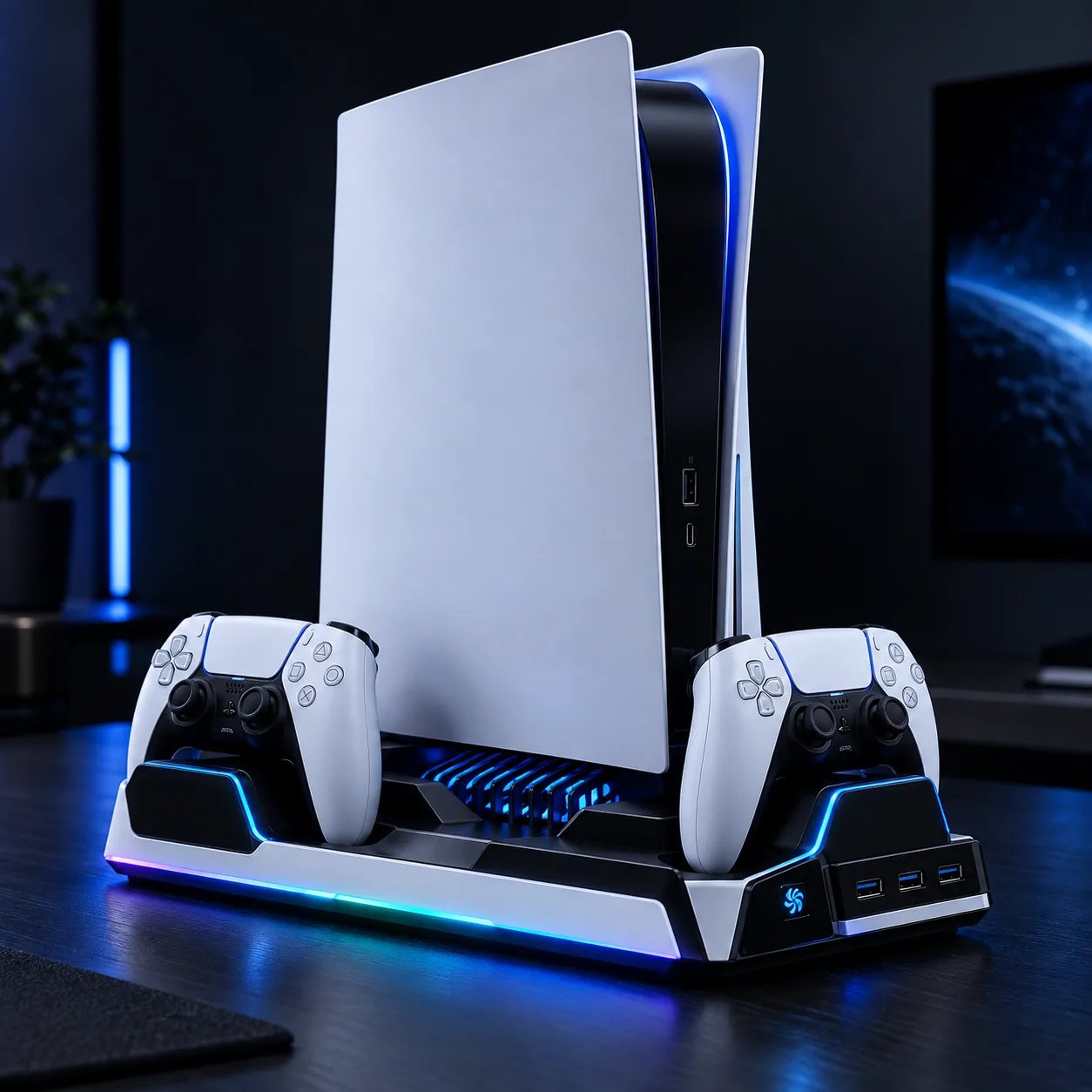 Rysker PS5 Cooling and Charging Station
